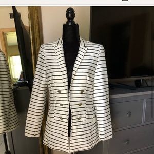 H&M Striped Blazer